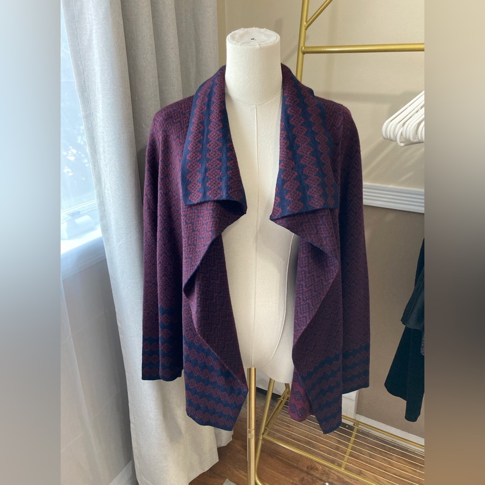Red & Blue Cardigan